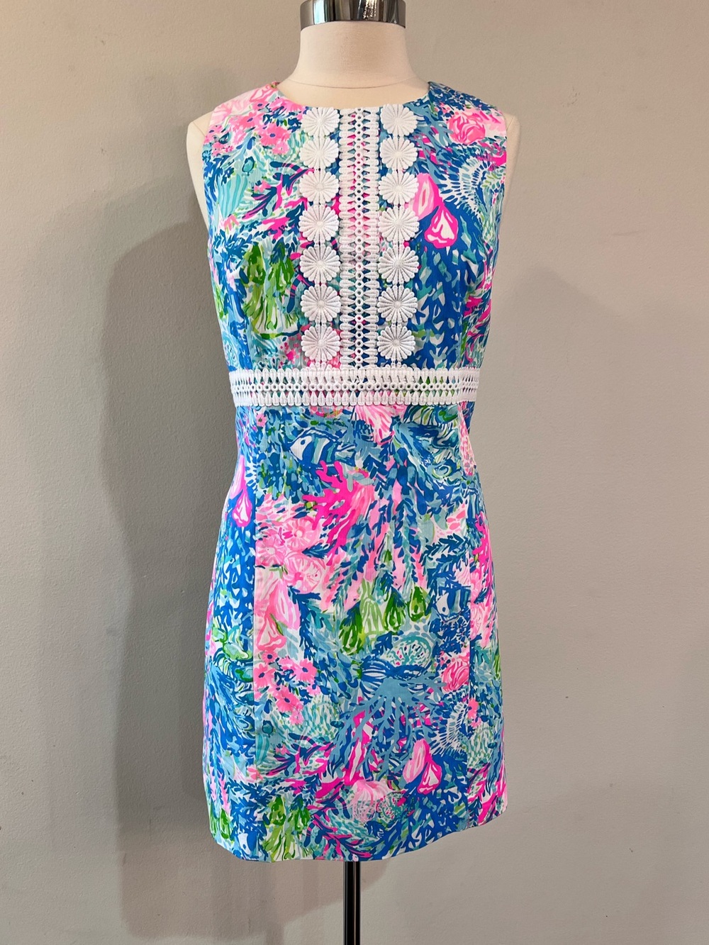 Lilly Pulitzer Railee Shift Dress Fished My Wish NWT Size 16